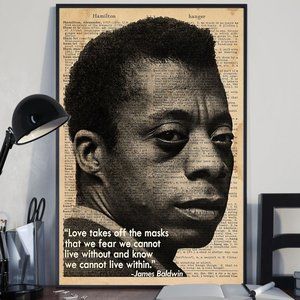 Black Leader James Baldwin Quotes Dictionary Prints Page
